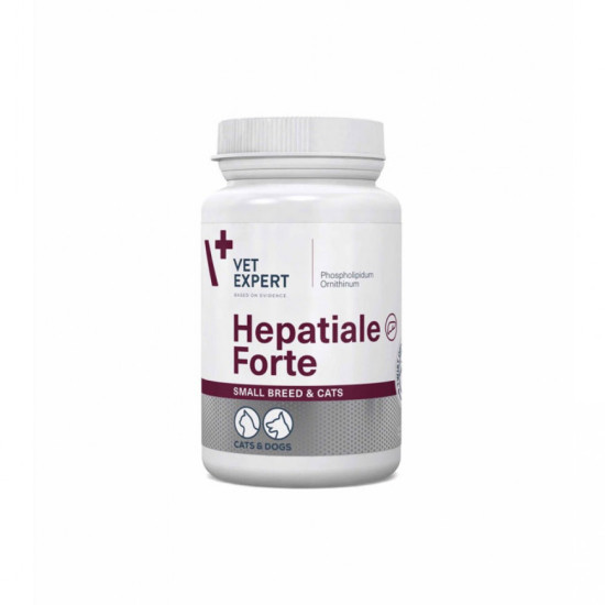 Hepatiale Small Breed Vet Expert – Supliment Hepatoprotector pentru Câini de Talie Mică, 40 Capsule Twist-Off
